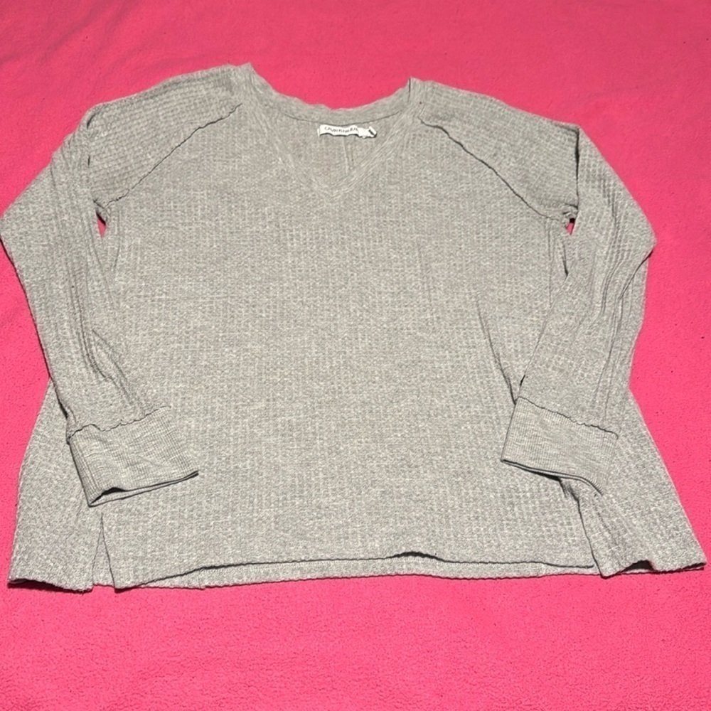 Calvin Klein waffle knit top